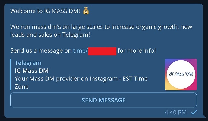 Telegram Mass DM