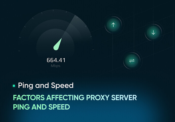 Factors Affecting Proxy Server Ping and Speed