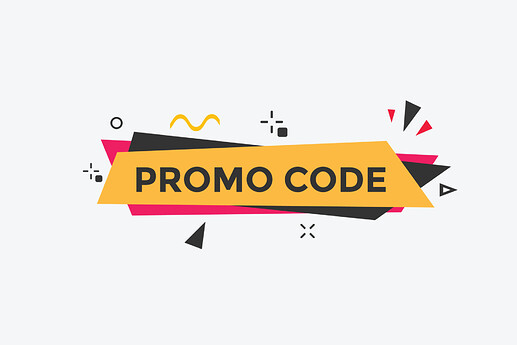 promo-code-button-promo-code-speech-bubble-promo-code-text-web-template-illustration-vector