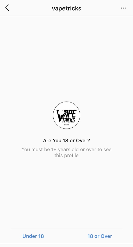 Are You Over 18 Perhaps Why IG Was Down Instagram Marketing MP Social