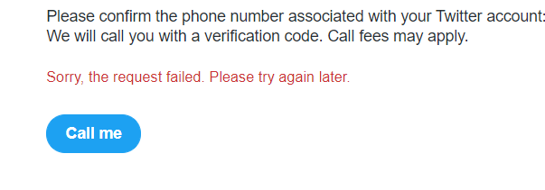 Another Case Of Twitter Phone Verification Problem Twitter Marketing Mp Social