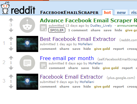 facebook email scraper software